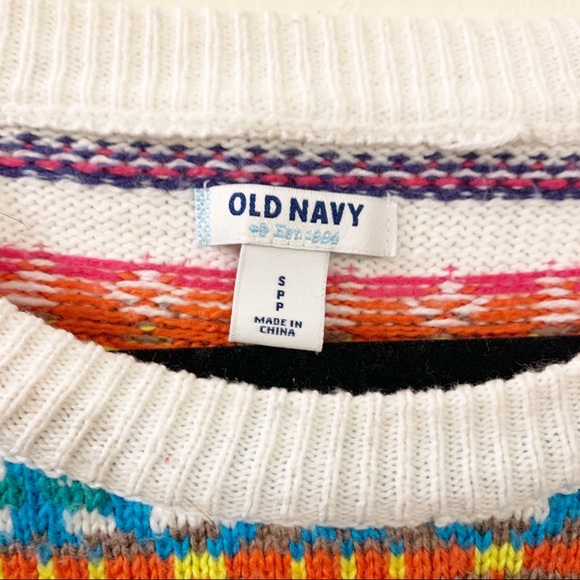 Old Navy - Fair Isle Sweater - Size Small - Picture 3 of 4